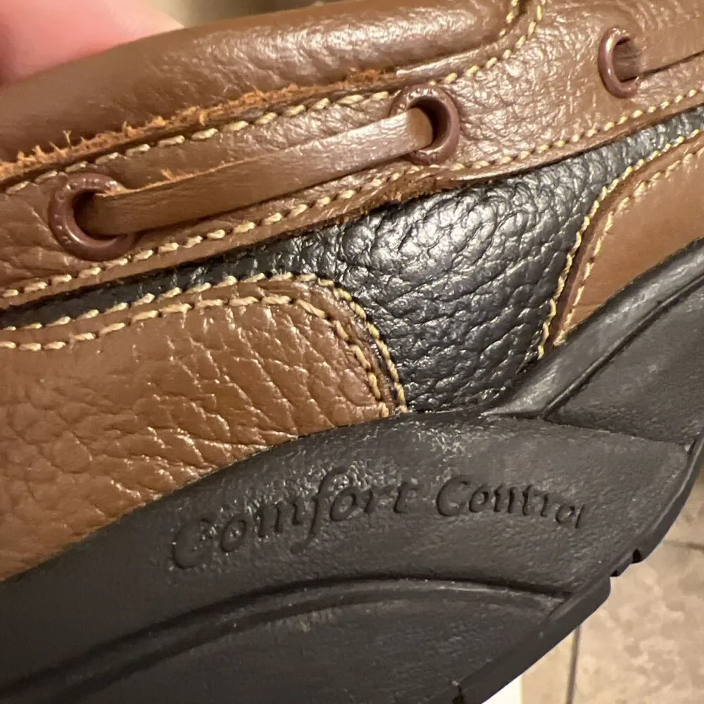 Dr. Comfort MIKE Two tone Black Brown Therapeutic Diabetic Shoes SIZE USA 10.5 M